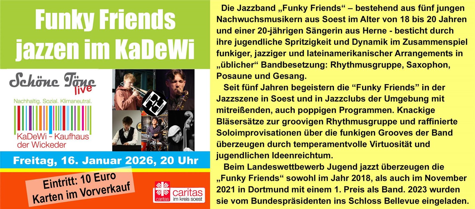 ein plakat mit text und foto